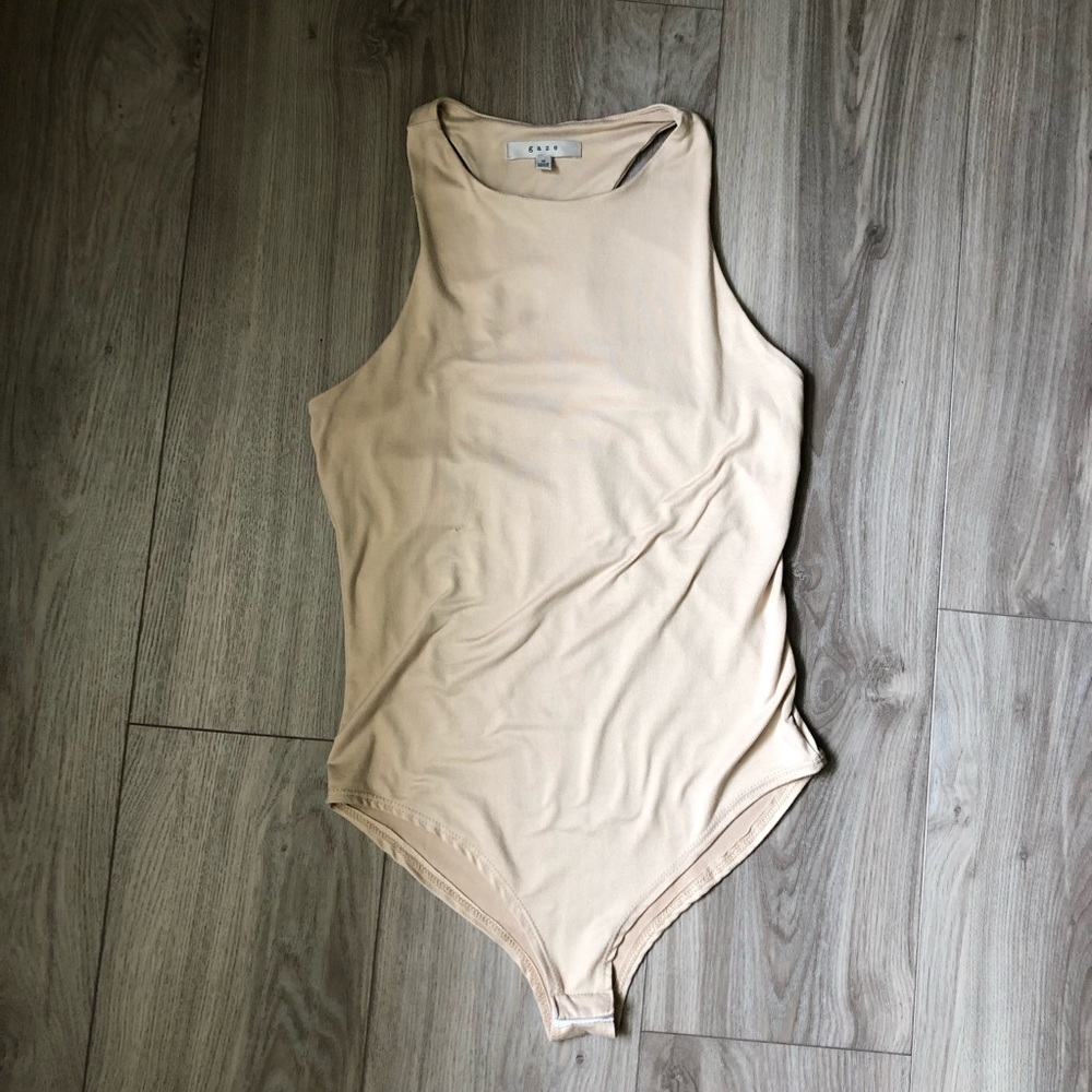 Racerback bodysuit | Nude Beige Tan